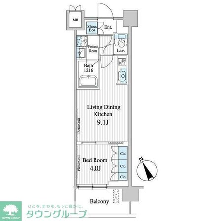 プレノ清澄庭園の物件間取画像